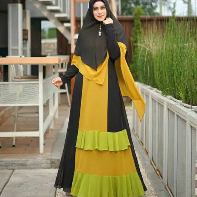 Preloved gamis original by viendra syari