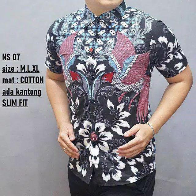 Ready Xxl Big Size Batik Pria//batik Modern//batik Cowok//batik Istimewa//batik Kekinian