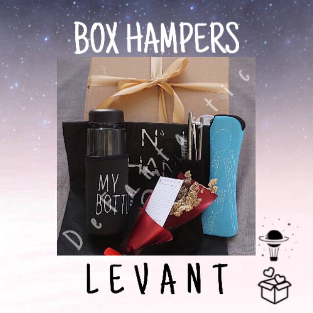 

BOX HAMPERS LEVANT / GIFT FOR BIRTHDAY, GRADUATION, ANNIVERSARY