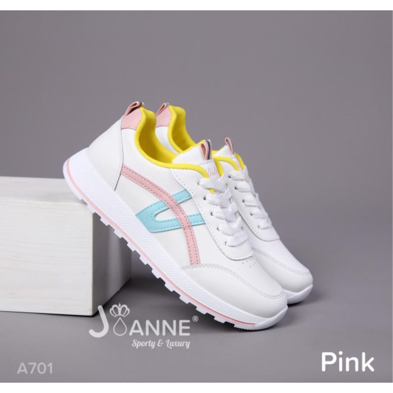 RESTOCK {ORIGINAL BRAND} JOANNE Leather Sneakers Shoes A701