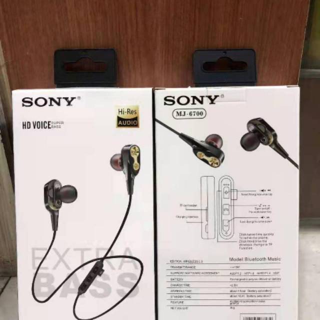 Headset Bluetooth MJ-6700 Extra Bass