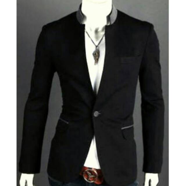 Blazer pria / Blazer santai / Blazer hitam / Blazer cowok / Blazer korea