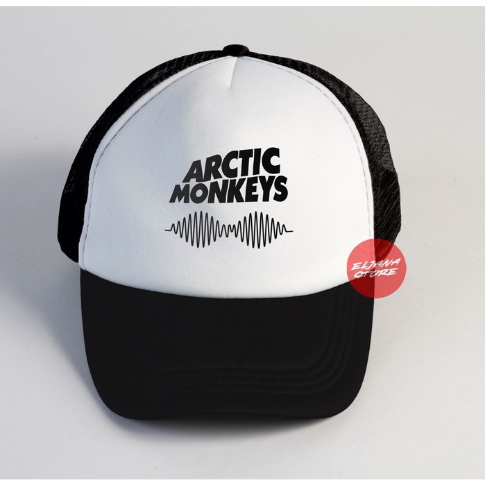 Topi Arctic Monkeys 3 / Topi Band / Arctic Monkeys / Topi Jaring Distro / Topi Premium / Topi Sablon