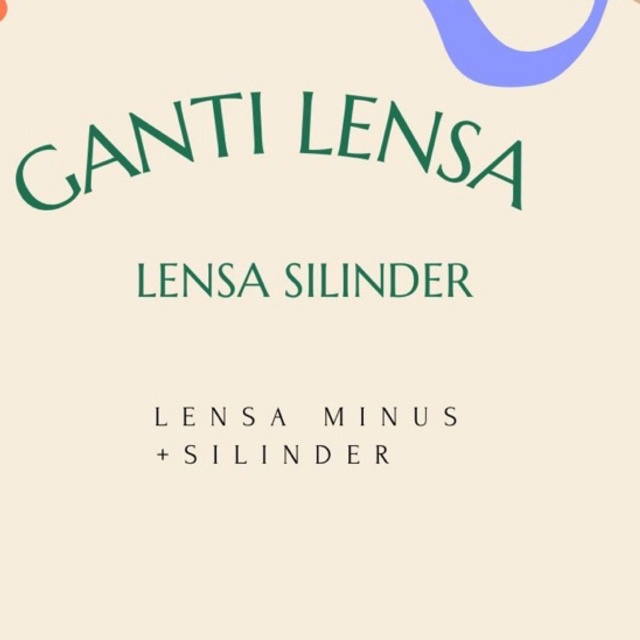 LENSA SILINDER MINUS