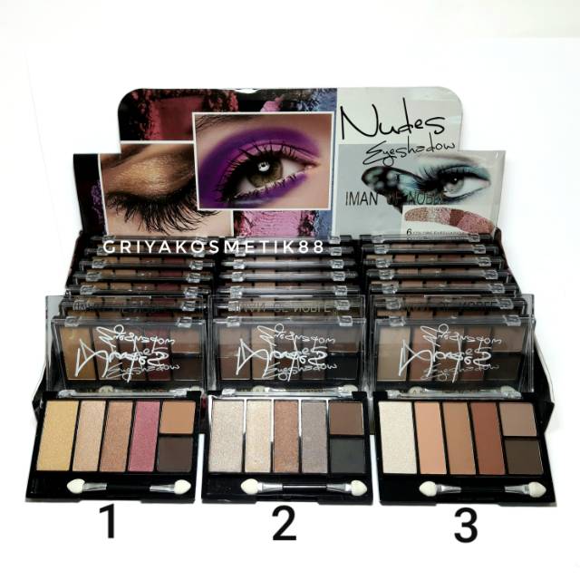 EYESHADOW NUDES IMAN OF NOBLE 6 WARNA No.8213