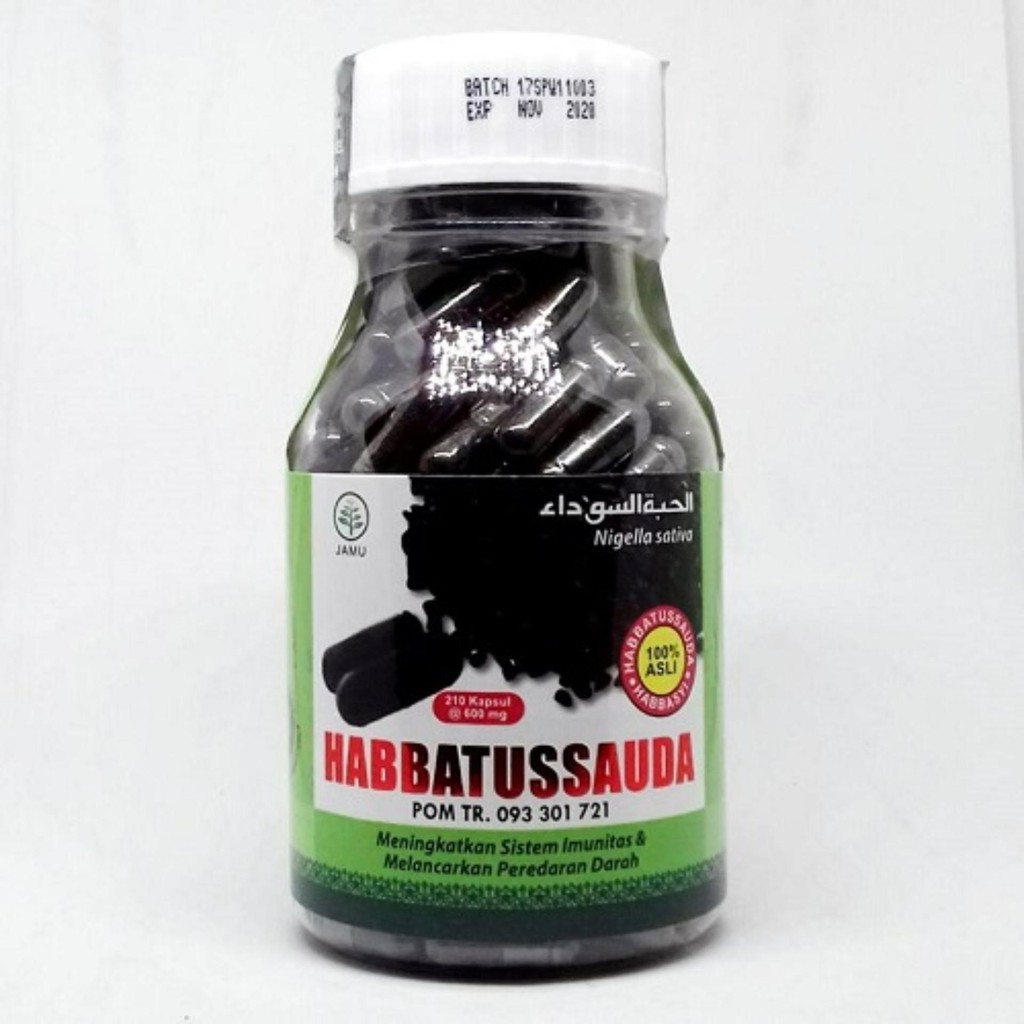 Jual HABBATUSSAUDA 210 Kapsul PROMIL ( Serbuk ) / Herbal Niaga Utama ...