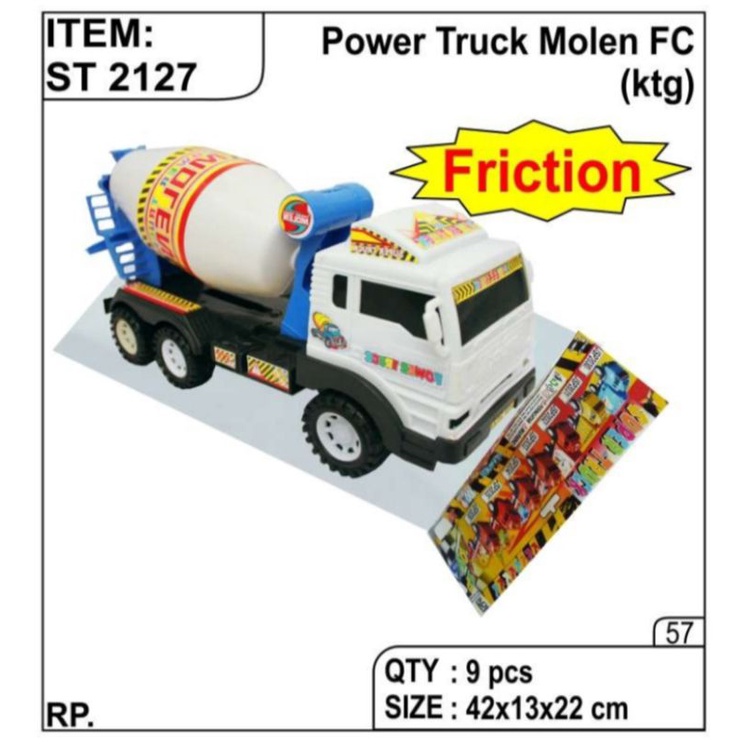 ST 2127 - MAINAN MOBIL TRUCK MOLEN BESAR 40CM ST2127