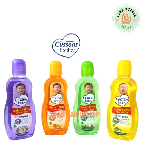 Cussons Baby Shampo Bayi Extra 100% 100 + 100 ml Shampoo