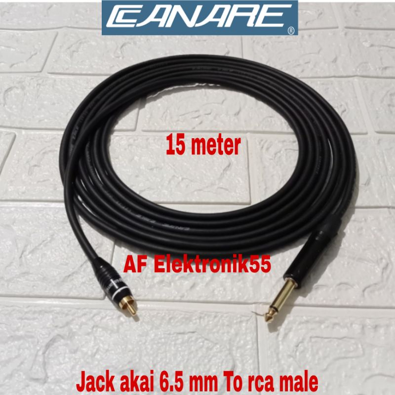 Kabel Canare Standar Japan Jack Akai To RCA 15 Meter