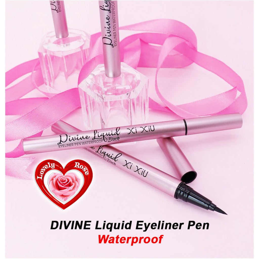 Jual Divine Liquid Eyeliner Pen Black Waterproof By Xi Xiu Shopee Indonesia 