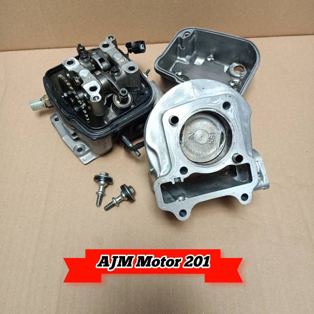 Cilinder Boring hed - cylinder head piston cop Kumplit New beat esp - beat pop - beat street K44 ori