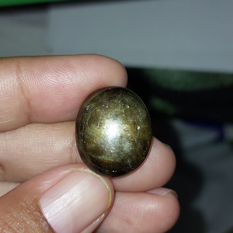 Natural batu permata black safir star jumbo murah
