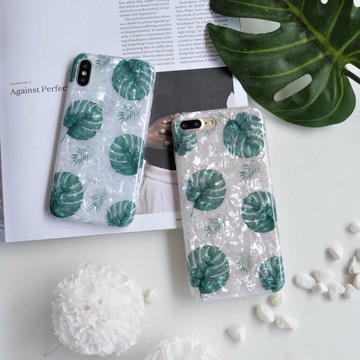 SOFTCASE LEAVES FOR IPHONE OPPO XIAOMI VIVO