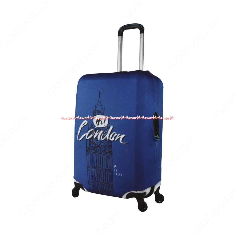 Pasport Luggage Cover Sarung Koper Ukuran XL Pelindung Tas Koper Motif London Dan Paris