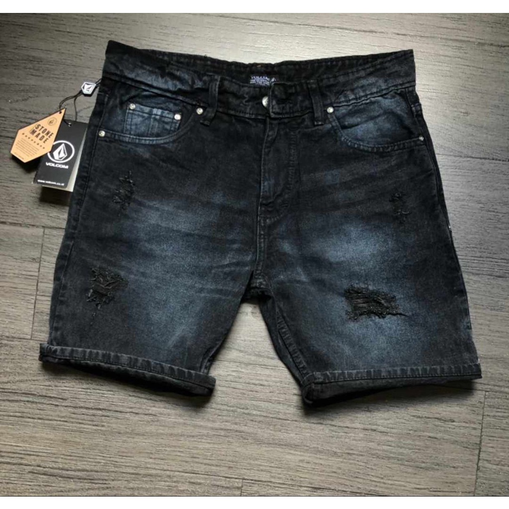 celana pendek pria jeans volcom distro terbaru