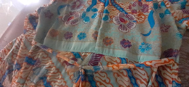 Shabiyan 01 Gamis Ceruty Batik Set Khimar