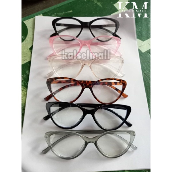 COD Kacamata Frame Anti Radiasi Metal Gaya Cat Eye Horn Untuk Wanita Model Kuping Kucing Model Artis Kaca Mata Retro Vintage Antiradiasi Keren Oval Bulat Kotak Lonjong Metal Cewek Cowok Viral Kekinian Anti Radiasi Baca Layar HP Laptop Komputer KCP25