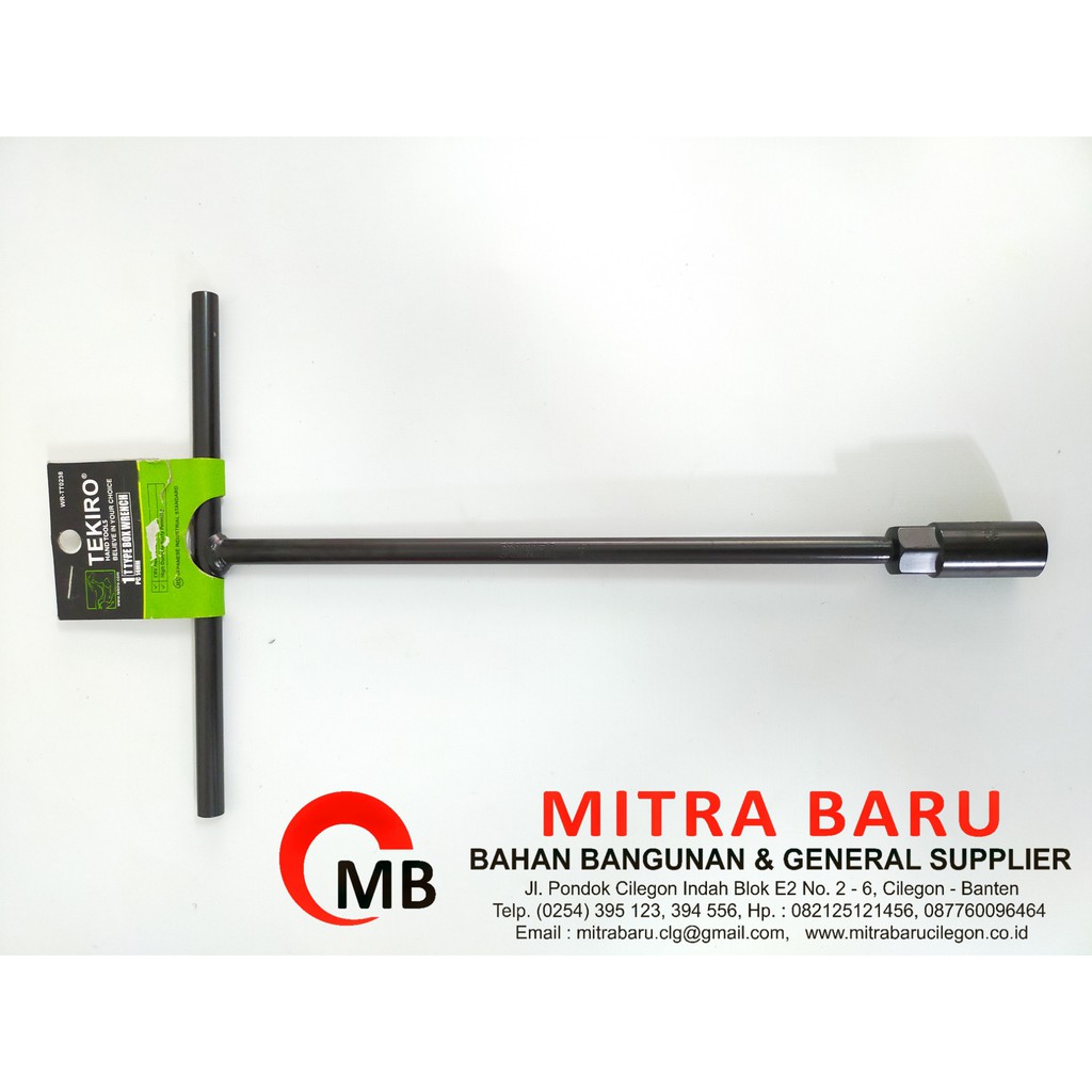 KUNCI T TEKIRO 14MM - KUNCI SOK T 14MM HITAM