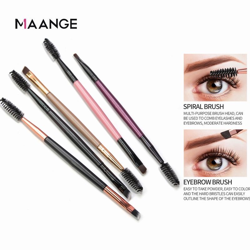 Brush 2 in 1 eyebrow &amp; maskara Maange