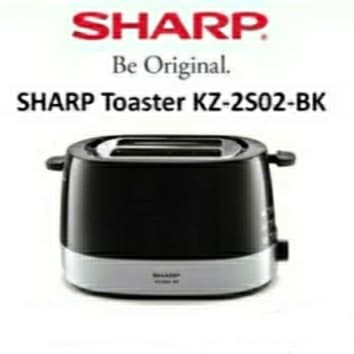 Pop Up Toaster Sharp KZ-2S02-BK/Pemanggang Roti KZ2S02BK Garansi Resmi