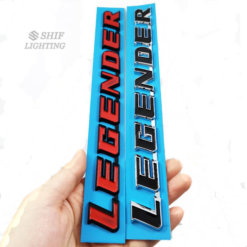 1 Pc Sticker Emblem Dekorasi Bagasi Belakang Mobil Motif Tulisan Legender Bahan Abs Untuk Toyota