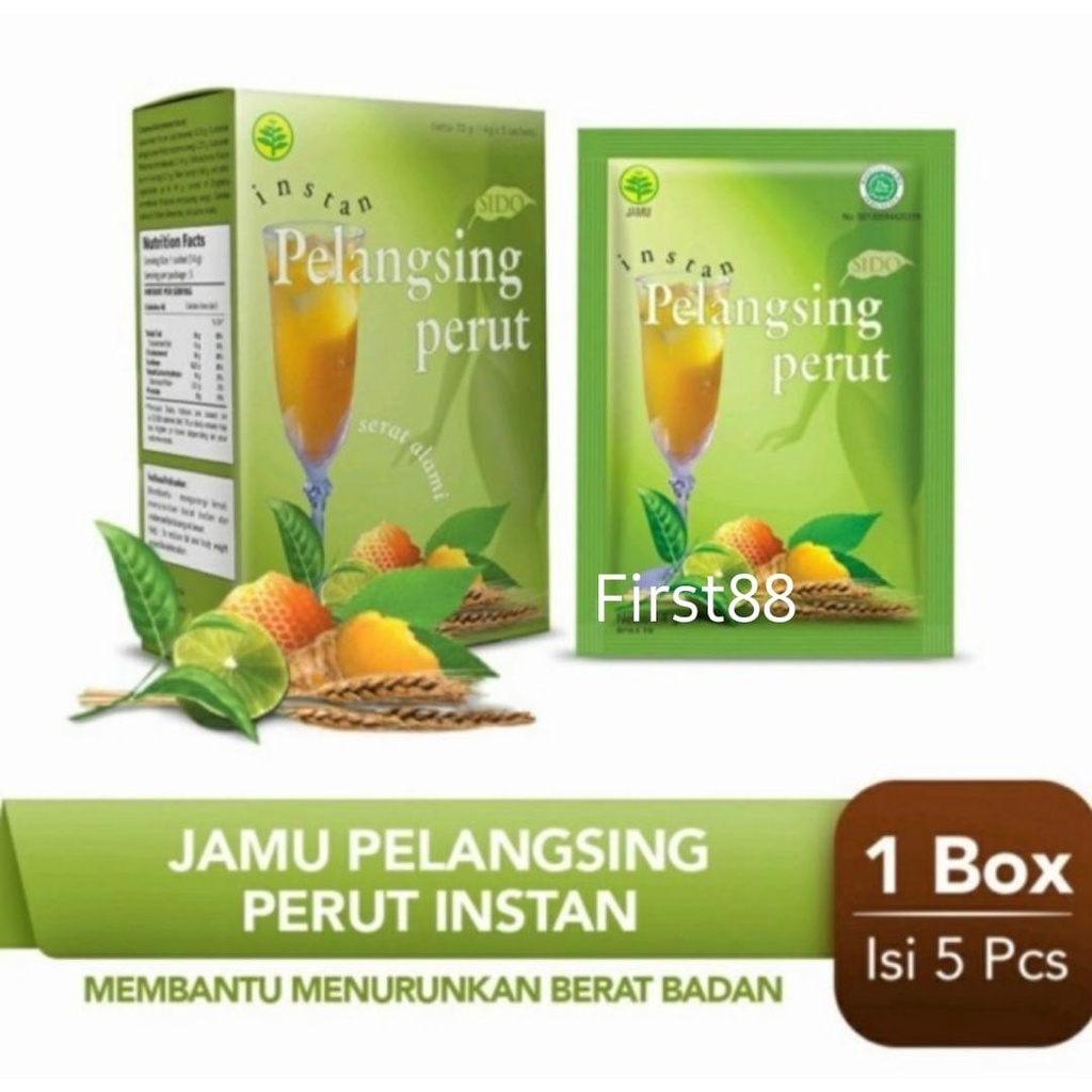 Sido Muncul Jamu Pelangsing Perut Isi 5 Sachet