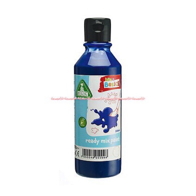 ELC Basic Ready Mix Paint Cat Warna Aman Untuk Anak English 300ml Cat Anak ELC