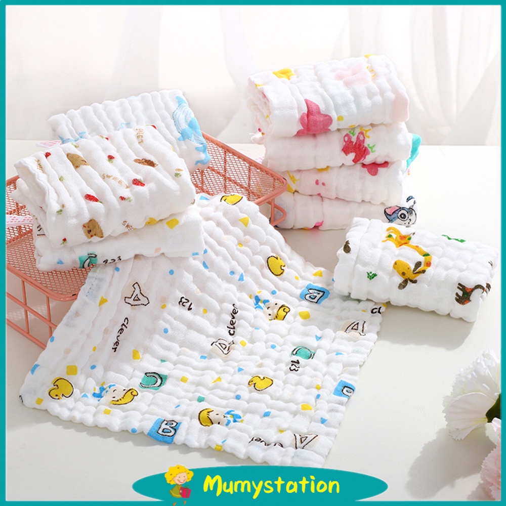 Mumystation 25x25cm Sapu tangan bayi lembut sleber air liur bayi