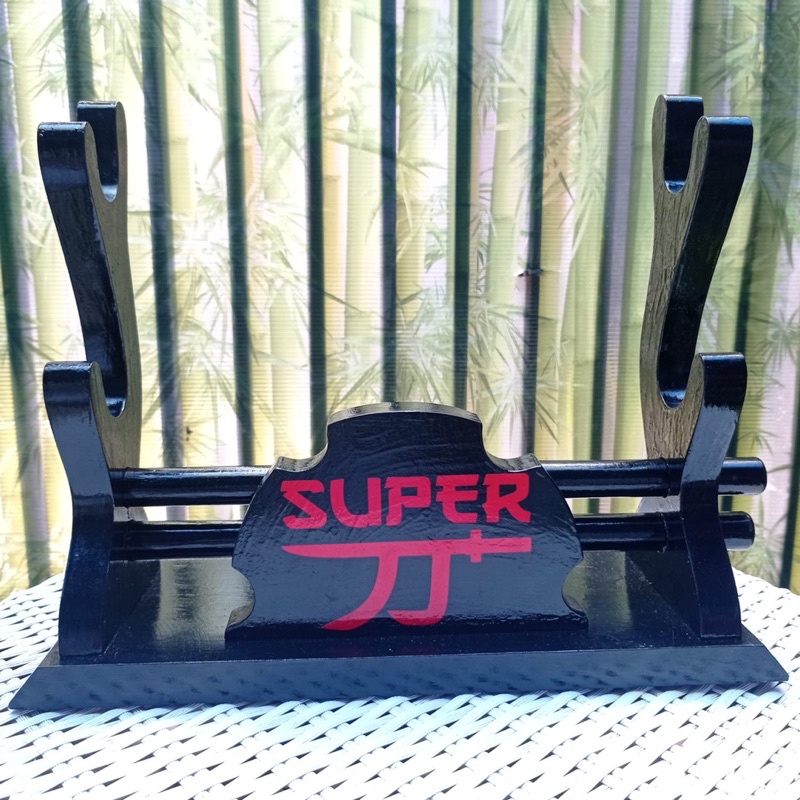 DUDUKAN STAND KATANA SAMURAI PEDANG