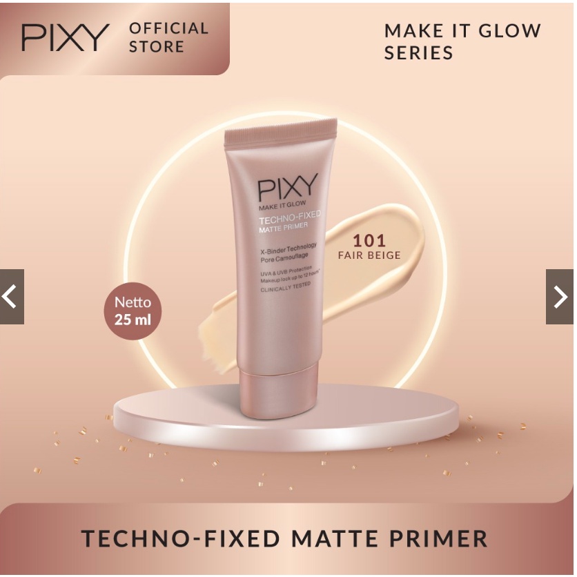 Pixy Make It Glow [ TECHNO ] Fixed Matte Primer