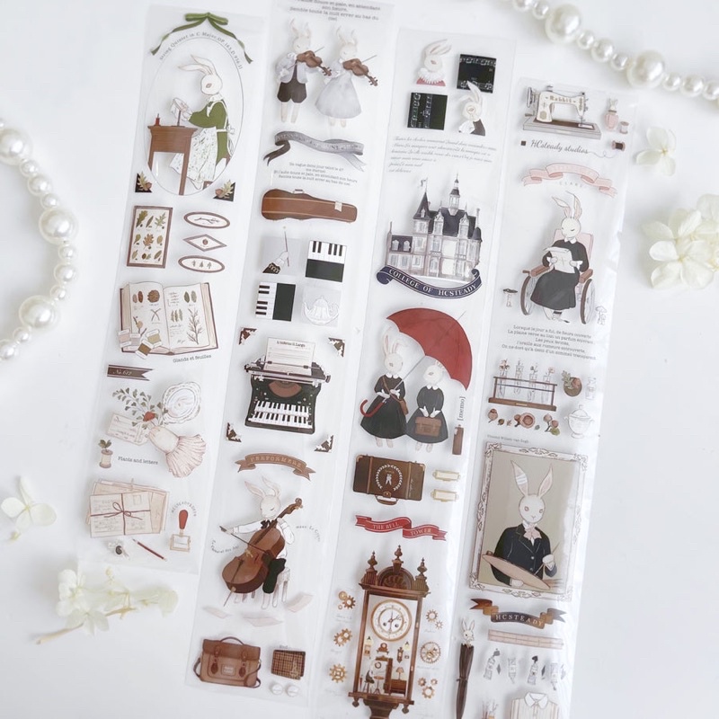 

[Sample] Deer Studio Vintage Town Washi & PET Tape