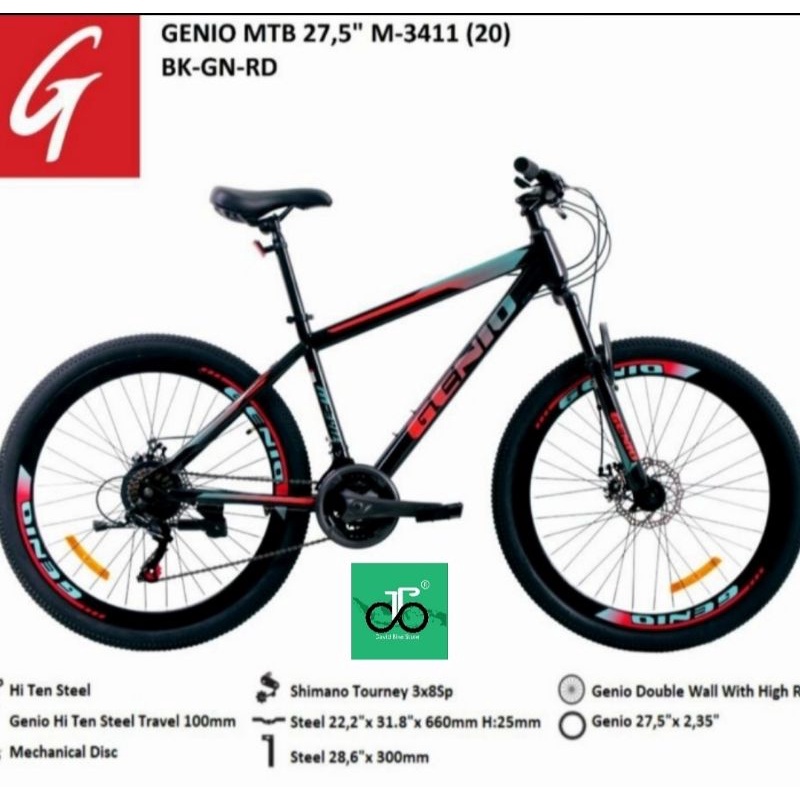 Sepeda MTB 27.5" Genio M3411 27.5" M3411