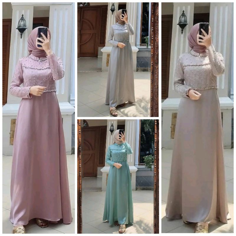 Jual Gamis Brokat Simple Harga Terbaik Desember 2021 Shopee Indonesia