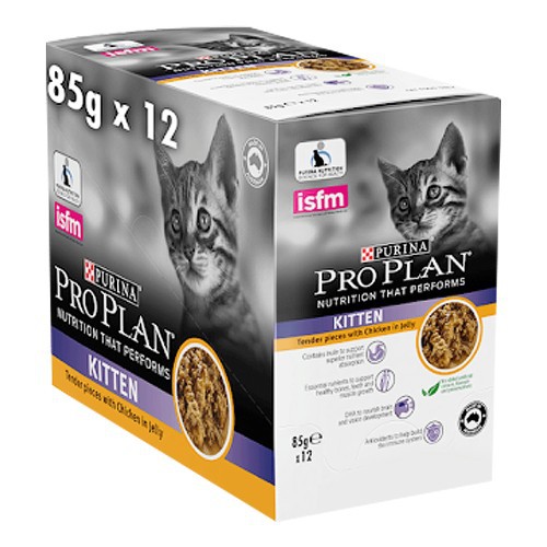 Pro Plan Cat Kitten Chicken Makanan Basah Anak Kucing 85gr