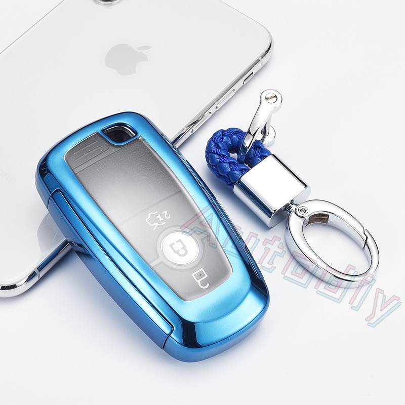 Casing Kunci Mobil Ford Fusion Mustang Explorer F150 F250 F350 2017 2018 EcoSport Edge S-MAX Ranger Lincoln Mondeo