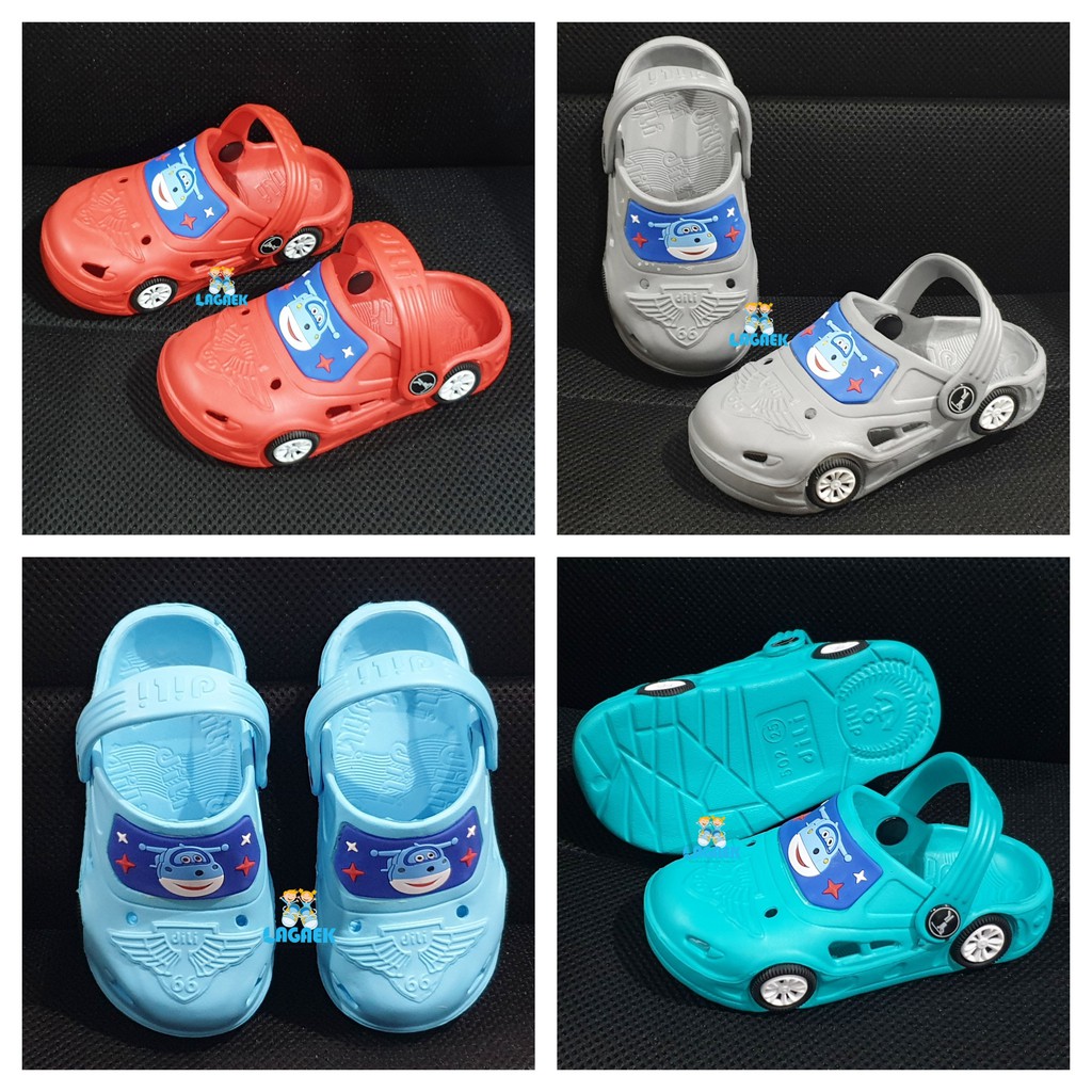 SEPATU SANDAL  KARET ANAK  USIA 3 4 5 6 TAHUN WARNA LUCU 