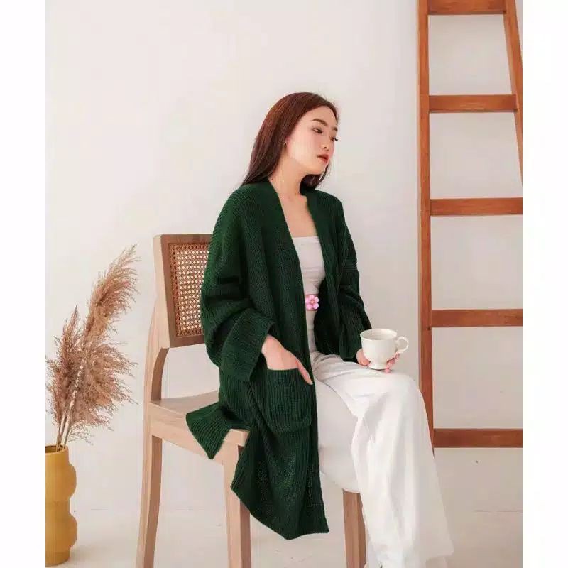 LONG KARDIE OVERSIZE LAVELLA RAJUT PREMIUM