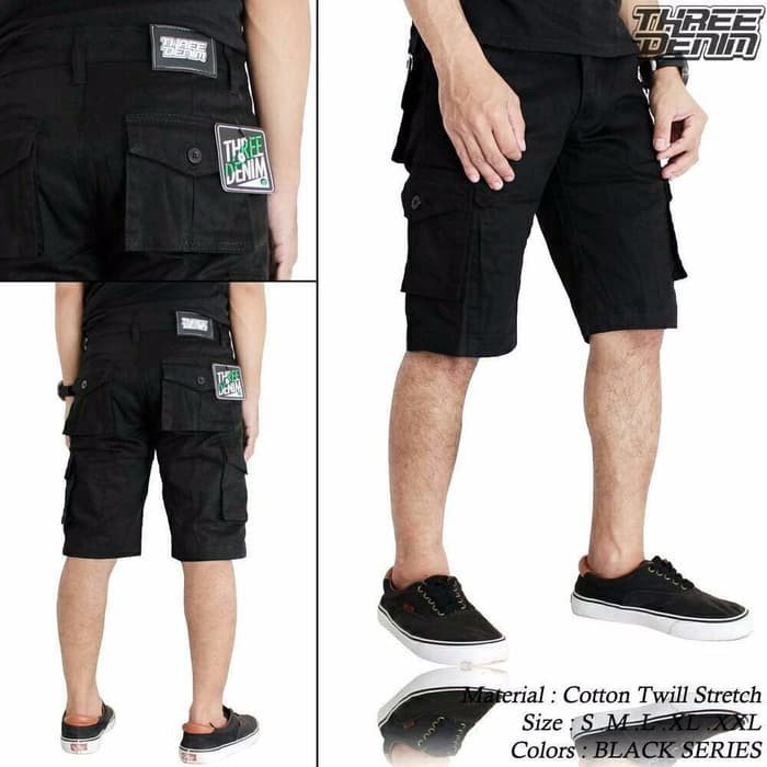 Celana Pendek Cargo Army Loreng Emba Clana Kargo Dsitro Hiki BG698  Pdl Gunung Saku Pinggir Stretch
