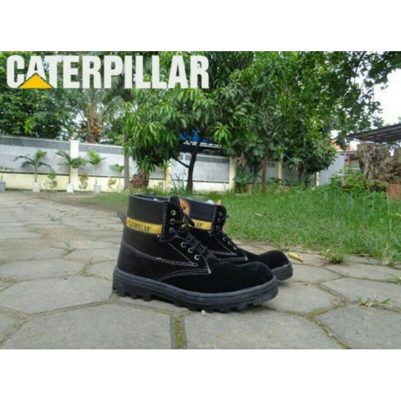 safety shoes caterpillar safety bromo bahan suede