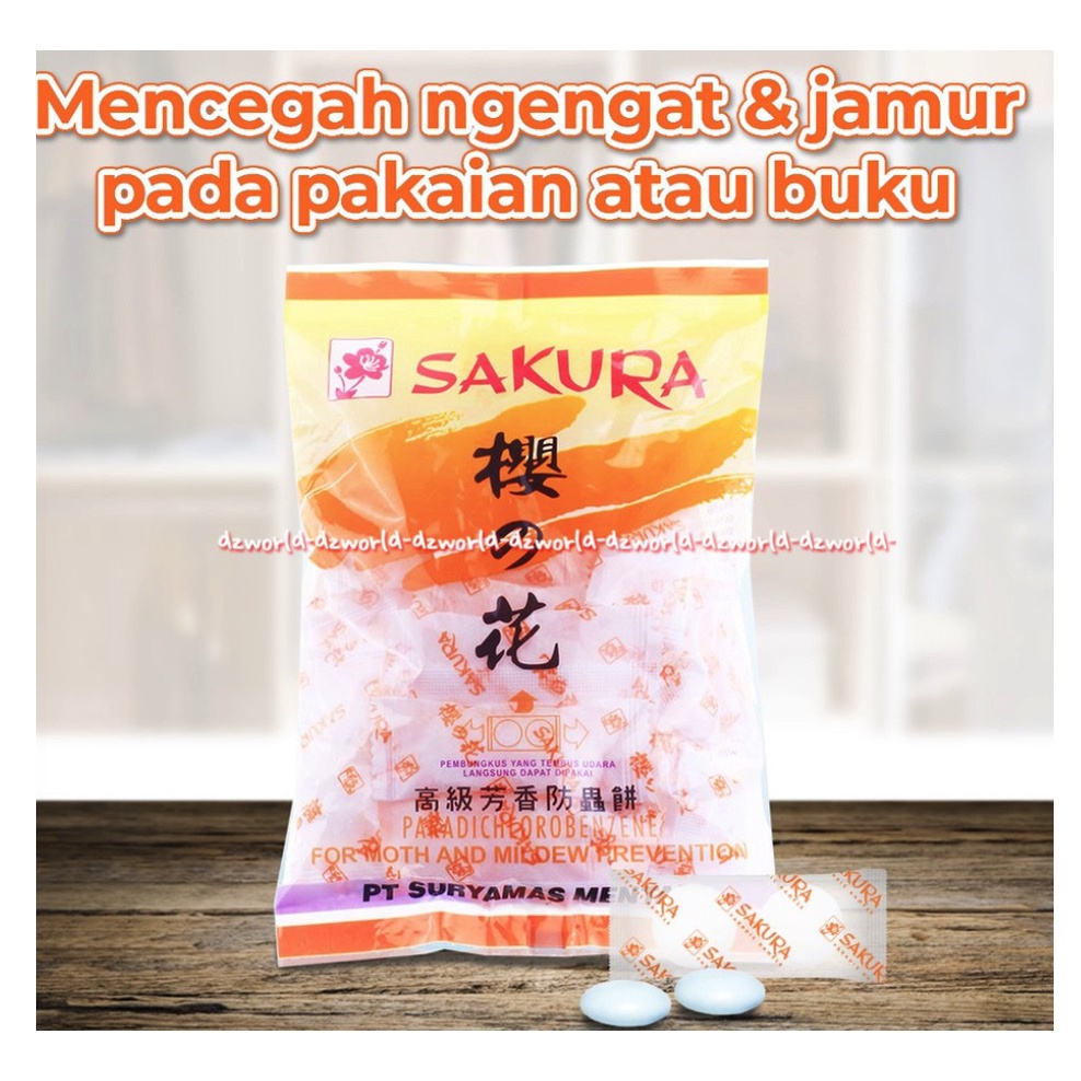 Sakura Kamper 250gr Pengharum Lemari Pakaian Camper Pembungkus Yang Tembus Udara Langsung Dipakai Sakkura Kampers Campers