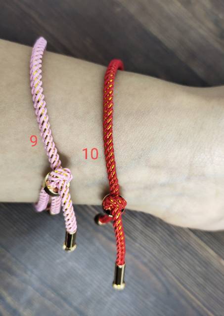 Fifi Fashion Gelang Tali Joy Anti Air Waterproof Untuk Charm Liontin Mainan Pandora(1-10)