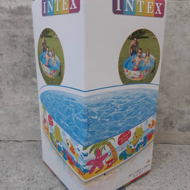 Intex Kolam Renang Anak Tanpa Pompa - Bak Mandi Bola Besar 152 × 25 cm