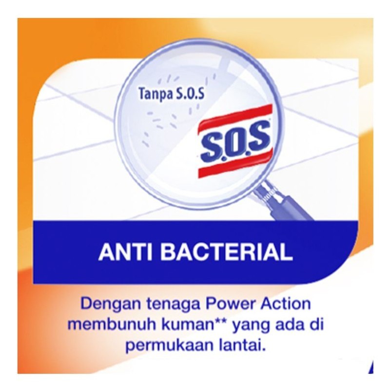 SOS KARBOL PEMBERSIH LANTAI VARIAN ORANGE SPLASH REFILL 750ML