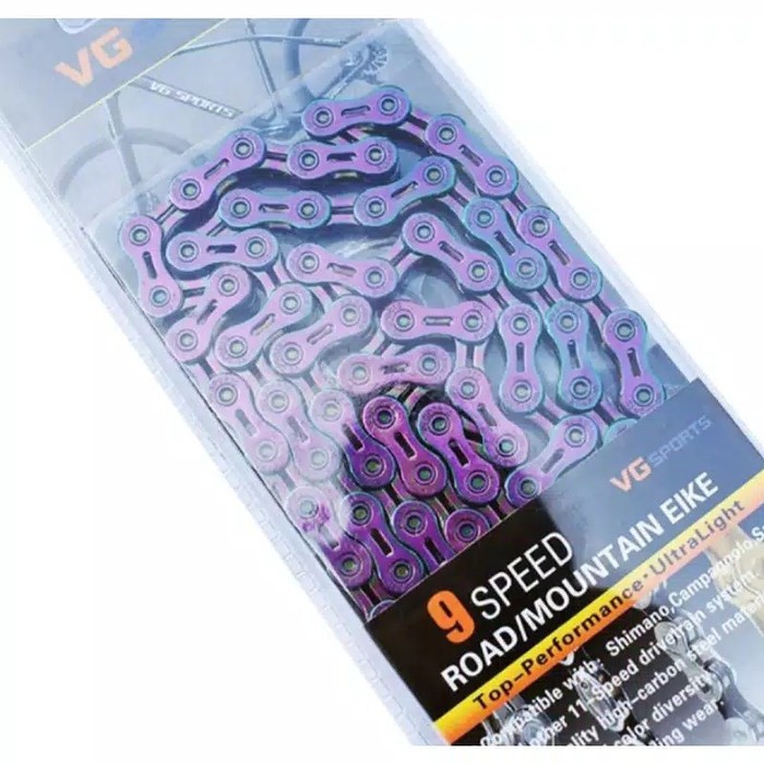 vg sports 9 speed half Hollow Rantai Sepeda