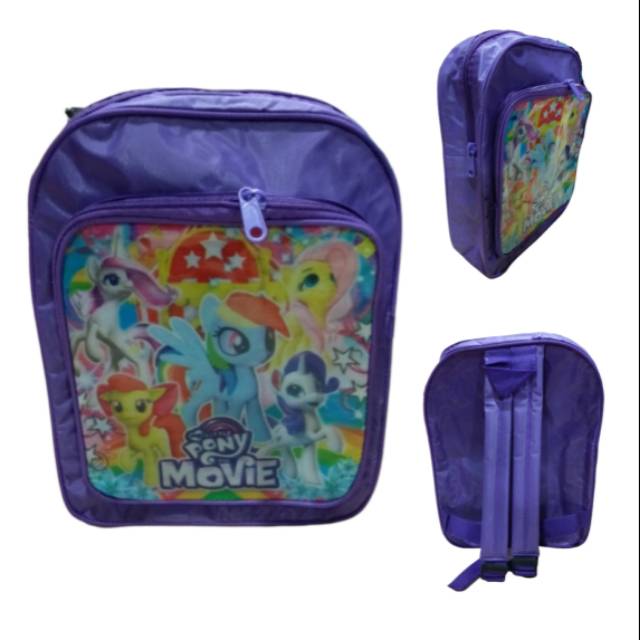 Tas Ransel Sekolah Anak TK Little Pony TAS PAUD ANAK PLAYGROUP RANSEL LITTLE PONY / TASSOUVENIR