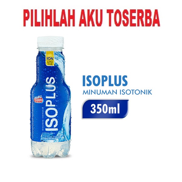 ISOPLUS Minuman Isotonik 350 ml - (1 pack isi 12 botol)