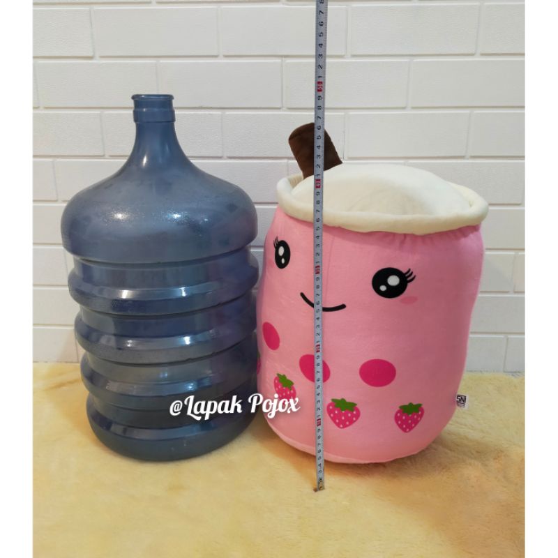 Boneka Boba Bubble Milk Tea Brown Sugar Ukuran Jumbo