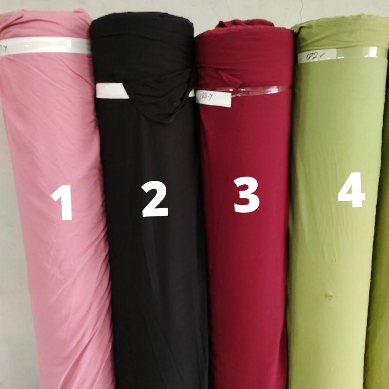 kain furing rayon twil garment - kain polosan rayon - kain rayon twil polos - kain seragaman rayon