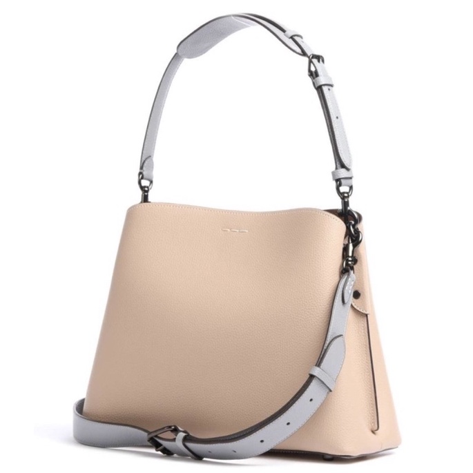 Coach Willow Shoulder Bucket Bag Beige (C2590)