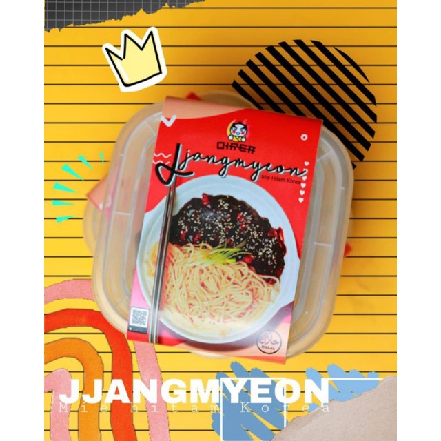 

Jjangmyeon - mie korea - mie hitam - korean food